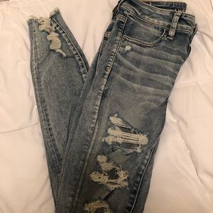 American eagle jeans with rips